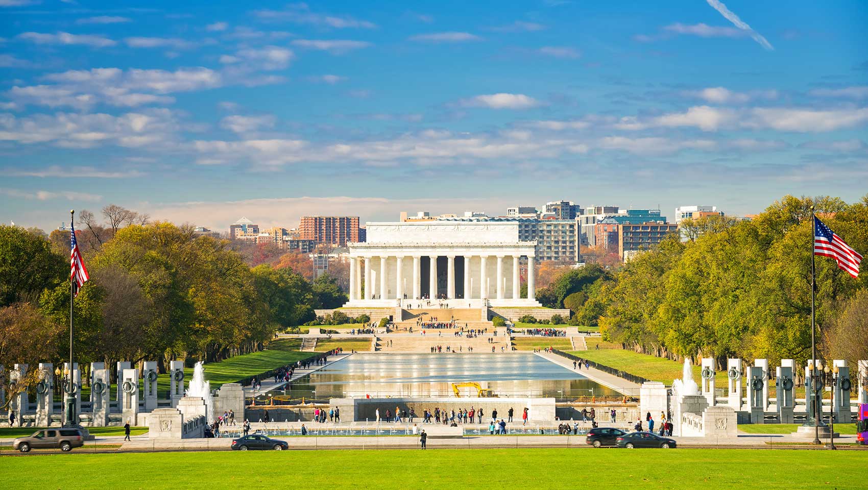 Lincoln Memorial in Washington DC on a sunny day