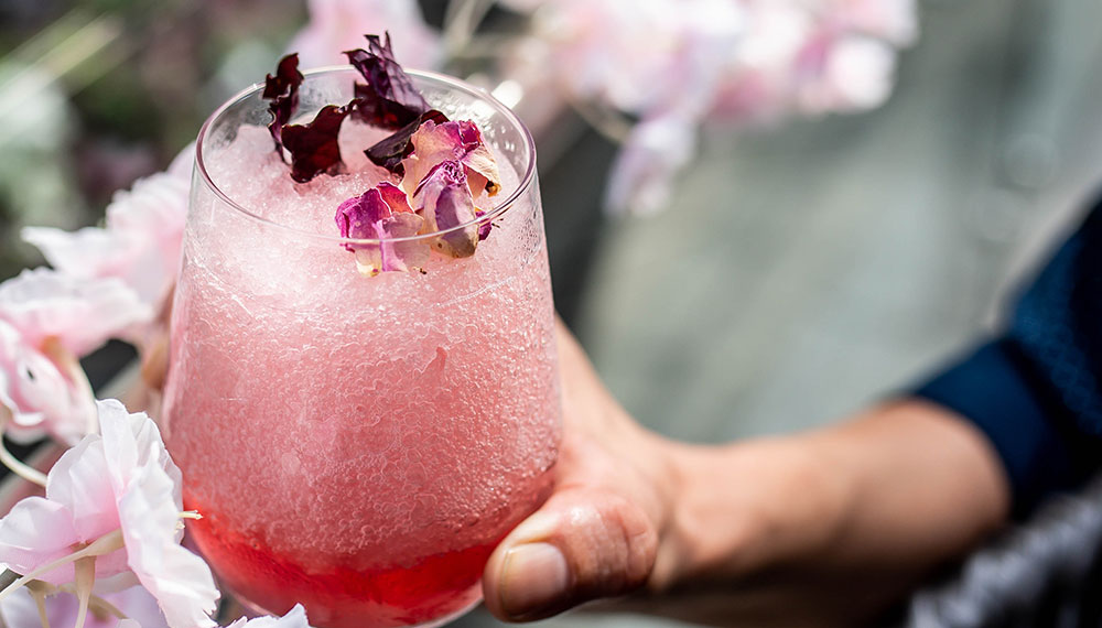 pink Froze cocktail