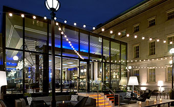 dirty habit exterior at night